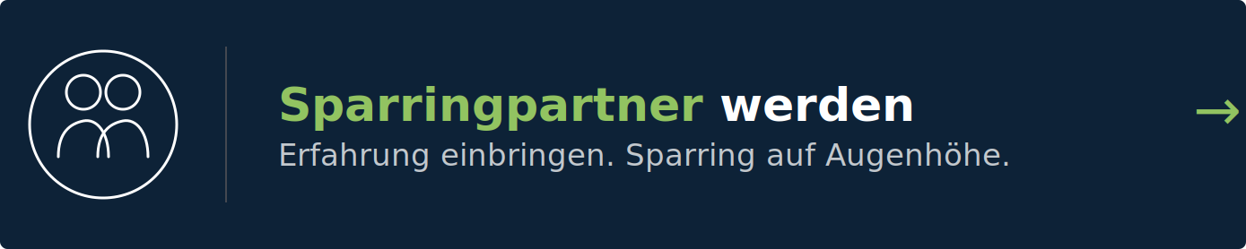 Sparringpartner werden Sparringpartner werden