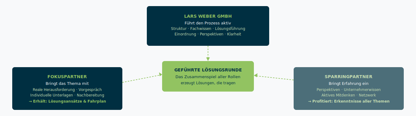 Wirkfaktor Fokus Rollenmodell Wirkfaktor Fokus – Zusammenspiel der Rollen
